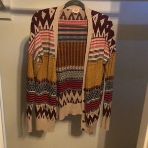 Aztec Button Up Cardigan